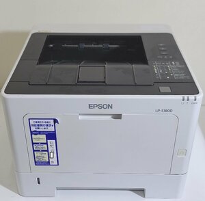 [ Saitama departure ][EPSON]A4 monochrome laser printer -LP-S180D * counter 17042 sheets * operation verification settled ** hand inserting with defect * (11-2516)