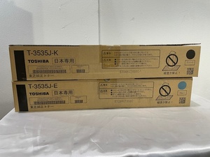 【大阪発】【TOSHIBA】 純正未使用 ★T-3535J-K ブラック ・T-3535J-E シアン★ (5675)