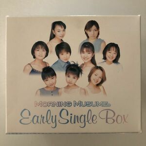 B24419　中古CD　モーニング娘。EARLY SINGLE BOX　モーニング娘。　CD 9枚セット(CD9枚中8枚は未開封)