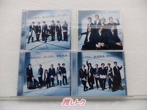 ジャニーズWEST CD 4点セット 絶体絶命/Beautiful/AS ONE 初回盤A(CD+DVD)/B(CD+DVD)/C(CD+DVD)/通常盤 [難小]