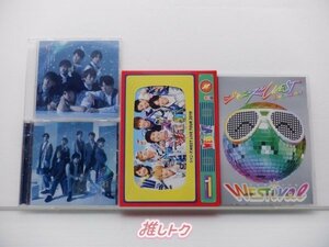 ジャニーズWEST CD DVD 4点セット WESTV 初回盤/星の雨初回盤B含む [難小]