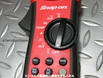 スナップオン Snap-on 自動車用マルチテスター 1mA低電流クランプメーター EEDM570J 新品_画像4