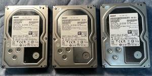 HGST 4TB 3個　HMS5C4040ALE640