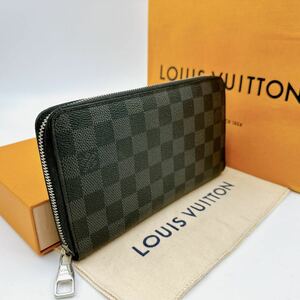 A2506【極美品】LOUIS VUITTON ルイヴィトン ダミエ グラフィット ジッピーオーガナイザー ラウンドファスナー 長財布 N60111/CA0171