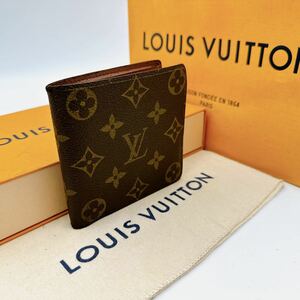 A2532【外観美品】LOUIS VUITTON ルイヴィトン モノグラム ポルトフォイユマルコ 二つ折り財布 小銭入れ付 ウォレット M61675/CA1912