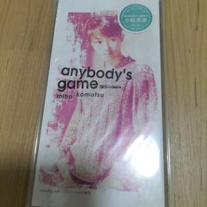 小松未歩「anybody's game」8cmSCD非売品新品未開封品の画像1