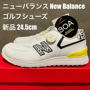 【新品】ニューバランス newbalance 24.5cmゴルフシューズ