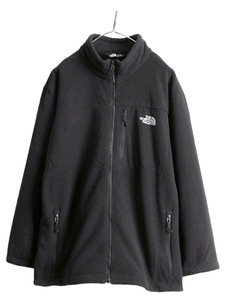 US企画 ノースフェイス フルシップ フリース ジャケット メンズ XL / The North Face 毛長 裏 パイル フリース アウトドア 大きいサイズ 黒