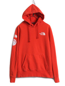 US企画 ノースフェイス プリント スウェット フード パーカー メンズ レディース M / The North Face プルオーバー トレーナー 限定モデル