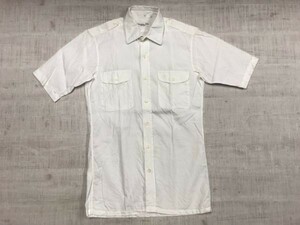  Christian Dior mshuChristian Dior Monsieur Epo let Old retro mode old clothes short sleeves shirt men's S white 