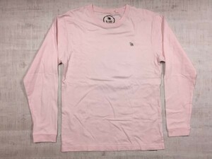 ガッチャ GOTCHA アメカジ サーフ ロゴプリント カットソー 長袖Tシャツ ロンT メンズ コットン100% L ピンク