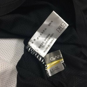 GANBAX ガンバックス製 SIMPSONS スポーツ バスケ メッシュ ノースリーブ ユニフォーム ゲームシャツ メンズ LL 黒/白の画像2