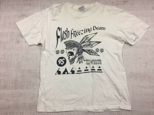 裏アキバ ファッションスタイル URAAKIBA STYLE AKIBAR Flash freezing beam 秋葉原 半袖Tシャツ カットソー メンズ L 白