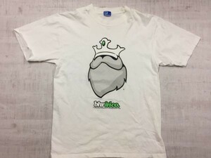 ini バックドロップボム Back Drop Bomb ロック バンド ストリート ミクスチャー ビッグプリント 半袖Tシャツ メンズ L 白