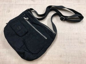 KIPLING キプリング インポート ベルギー ブランド アウトドア クロスボディー ショルダー バッグ レディース マルチポケット 紺