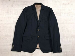  Boycott BOYCOTT Neo Oniikei style Y2K 00s 2. button no- vent total lining Old Basic tailored jacket men's 2 navy blue 