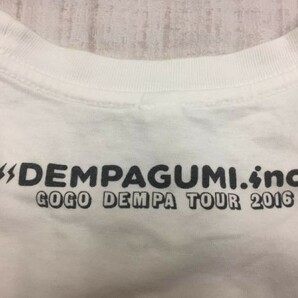 でんぱ組inc GOGO DEMPA TOUR 2016 愛☆まどんな みりん 美少女 DEARSTAGE イラスト ツアーグッズ 半袖Tシャツ メンズ M 白の画像3
