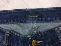 CONTINENTAL フェアリーグランジ Y2K 00s 古着 ダメージ・ヒゲ加工 デニムパンツ ジーンズ ボトムス メンズ ジップフライ M 青_画像2