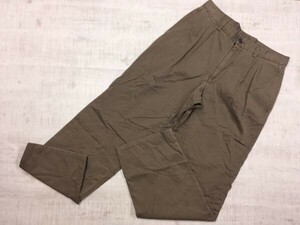 ヘンリーコットンズ Henry Cotton's アメカジ オールド 古着 タック入り ワイド チノパンツ ボトムス メンズ 日本製 コットン100% 48 茶色