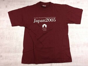 TEXAS BULL製 第1回 アルトゥーロ・トスカニーニ・フェスティバル 2005年 音楽 半袖Tシャツ カットソー メンズ S エンジ