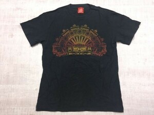 ORANGE RANGE オレンジレンジ ミクスチャー 邦楽 ロック バンド 曼荼羅 半袖Tシャツ カットソー メンズ 黒