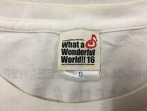 MONGOL800 モンパチ What a Wonderful World!! 16 バンド ロック パンク 半袖Tシャツ カットソー メンズ S 白_画像2