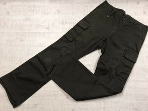  Jun men JUNMEN Neo Oniikei style ne Ogura nji lock Y2K 00s old clothes pike corduroy boots cut cargo pants bottoms men's L khaki 