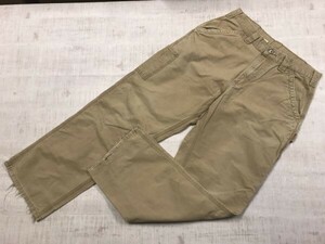 カーハート Carhartt オールド アメカジ ストリート 古着 ワーク ペインター パンツ ボトムス メンズ 32 ベージュ