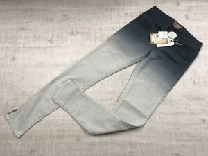 新品タグ付き メット Met Jeans グラデーション スキニー デニム パンツ ジーンズ ボトムス レディース ジップフライ ITALY製 27 青