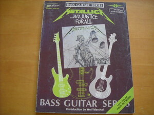 METALLICA[AND JUSTICE FOR ALL] base score TAB.( foreign book ) Metallica 