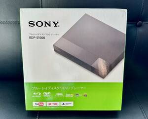 ★☆【新品未開封/未使用】SONY　Blu-ray・DVDプレーヤー　BDP-S1500／新品未開封／動作品　箱付属品完備☆★