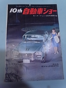 1963年12月号 モーターファン別冊付録 「10th 自動車ショー」