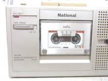 ジャンク品 National ナショナル RN-Z500 マイクロカセットラジカセ FM/AMラジオ 現状渡し 昭和レトロ 画像にてご判断下さい_画像6