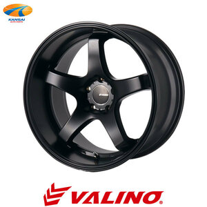 VALINO ヴァリノ 武将×Advanti RACING GV117D ホイール 18インチ×9.5J 5H 114.3 ±0 マットブラック 1本