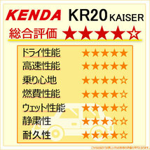 新品 KENDA ケンダ KR20 215/55R17 94V サマータイヤ 2本_画像2