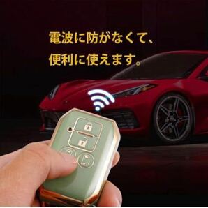 545) スズキ車用 ソフトTPU製 スマートキーカバー 4ボタン車リモートキーケース 新型スペーシア/新型スペーシアカスタム 両側スライドドアの画像3