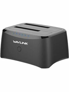 567) Wavlink USB3.0 HDDスタンド 2.5型 / 3.5型 SATA HDD/SSD対応 パソコン不要でHDDのまるごとコピー機能 16TB対応 オフラインクローン 