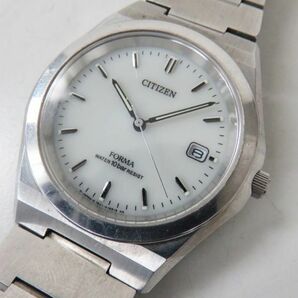 A037★CITIZEN シチズン FORMA Eco-Drive エコドライブ 7821-H11330 電波ソーラー メンズ 腕時計 現状品★02の画像1