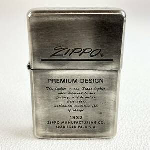 【ZIPPO】ジッポー PREMIUM DESIGN 1932 1988年製 稀少 マイケルシューラーサイン彫刻 オイルライター 喫煙具 ヴィンテージ USA 