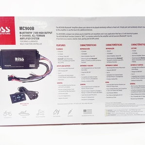 【新品・送料無料】 BOSS 500W 防水マリンオーディオ Bluetooth アンプ マリンデッキ 水上バイク マリンジェット ジェットスキーの画像10