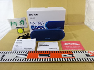 PG-39/SONYソニー SRS-XB20 ワイヤレススピーカー ポータブル ブルートゥース 卓上 EXTRA BASS USB充電ケーブル付 オーディオ音響機器