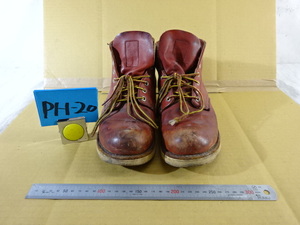 PH-20/RED WINGレッドウイングシューズ 8166 クラシック ラウンド ブーツ 25.5cm 皮革製 靴 ファッション小物 紳士メンズ用 現状渡し