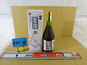 PH-39/梅香 百年梅酒 日本一 天満天神梅酒大会優勝 720ml 14°アルコール ハチミツブランデー 天下御免 未開封品