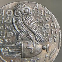 古代ギリシャ古銭　テトラドラクマ銀貨　約16.65g 稀少・前期タイプ　海外硬貨　外国コインコレクション_画像4