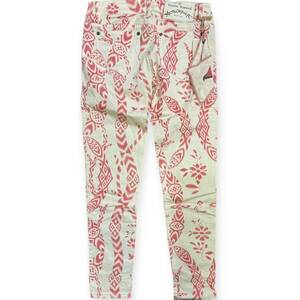 Vivienne Westwood ANGLOMANIAo-b embroidery total pattern pants 