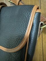 Dooney&Bourke 米国製 ビンテージ オールレザー ショルダーバッグ ツートン ゴールド金具 フラップ MADE IN USA_画像6