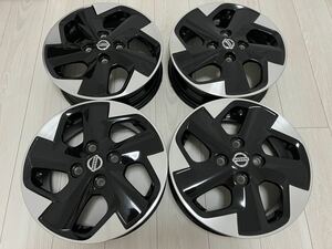 美品　日産　純正　BA1 ルークス　B44A 純正　ホイール　14インチ　4.5J + 46 4穴　アルミホイール　デイズ　サクラ　ルークス　モコ　軽