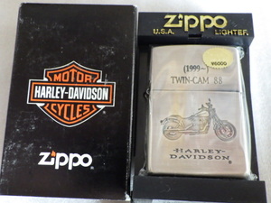 未使用　ZIPPO　ZIPPO　HARLEY-DAVIDSON　TWIN-CAM 88　1999年製　デッドストック　ｚ020626