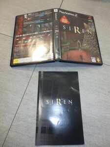 PS2 プレステ2 SIREN サイレン SONY ソニー・コンピュータエンタテインメント G111/5460