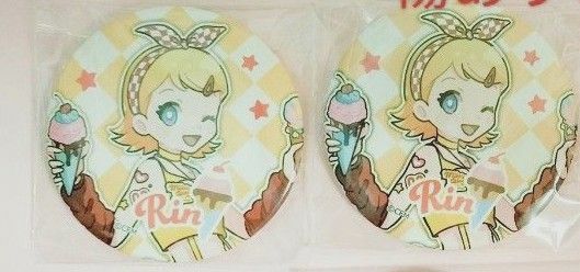 鏡音リン 百均コラボ缶バッジ